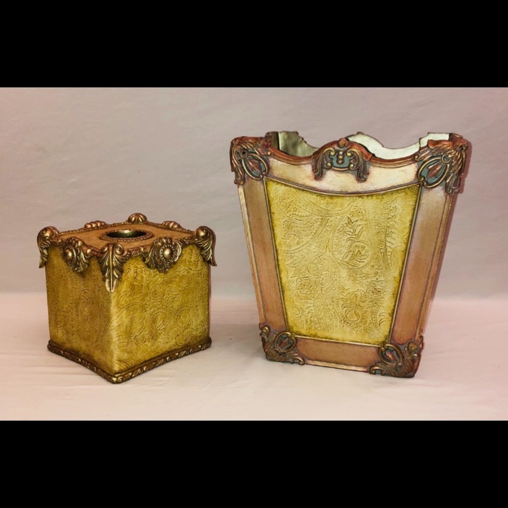Eye of Design Tissue Box & Trash Can